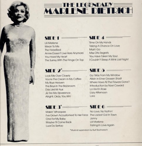 Easily Download Marlene Dietrich Printable PDF piano music notes, guitar tabs for Lead Sheet / Fake Book. Transpose or transcribe this score in no time - Learn how to play song progression.