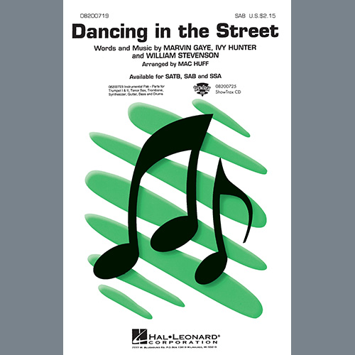Easily Download Martha & The Vandellas Printable PDF piano music notes, guitar tabs for SAB Choir. Transpose or transcribe this score in no time - Learn how to play song progression.