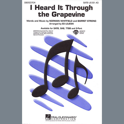 Easily Download Marvin Gaye Printable PDF piano music notes, guitar tabs for SAB Choir. Transpose or transcribe this score in no time - Learn how to play song progression.