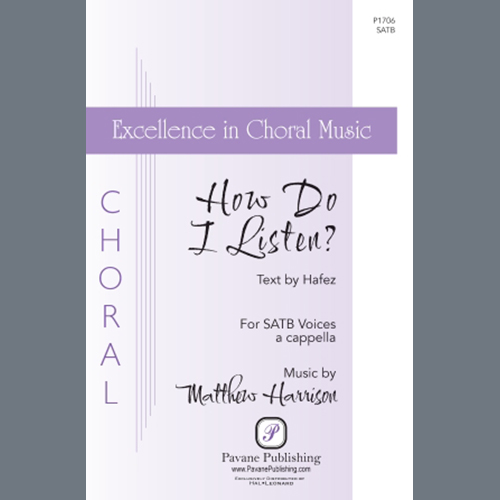 Easily Download Matthew Harrison Printable PDF piano music notes, guitar tabs for SATB Choir. Transpose or transcribe this score in no time - Learn how to play song progression.