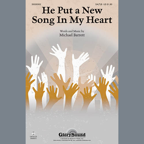 Easily Download Michael Barrett Printable PDF piano music notes, guitar tabs for SATB Choir. Transpose or transcribe this score in no time - Learn how to play song progression.