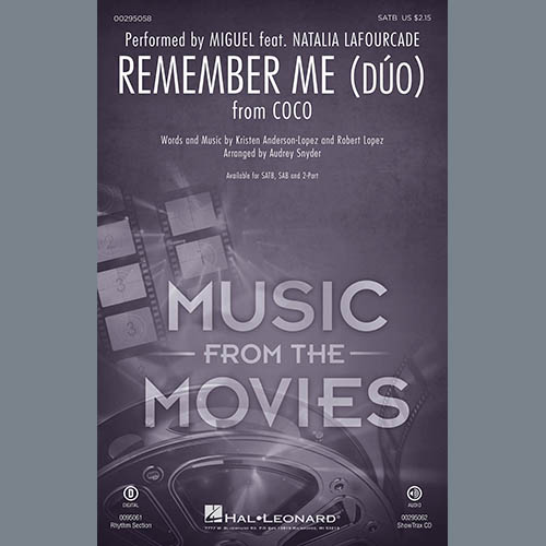 Easily Download Miguel feat. Natalia Lafourcade Printable PDF piano music notes, guitar tabs for SATB Choir. Transpose or transcribe this score in no time - Learn how to play song progression.