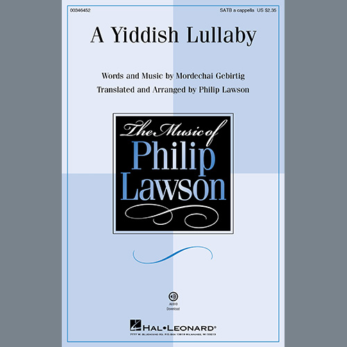 Easily Download Mordechai Gebirtig Printable PDF piano music notes, guitar tabs for SATB Choir. Transpose or transcribe this score in no time - Learn how to play song progression.