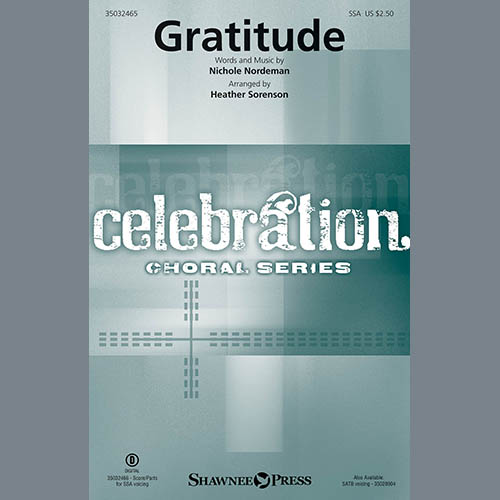 Easily Download Nichole Nordeman Printable PDF piano music notes, guitar tabs for SATB Choir. Transpose or transcribe this score in no time - Learn how to play song progression.