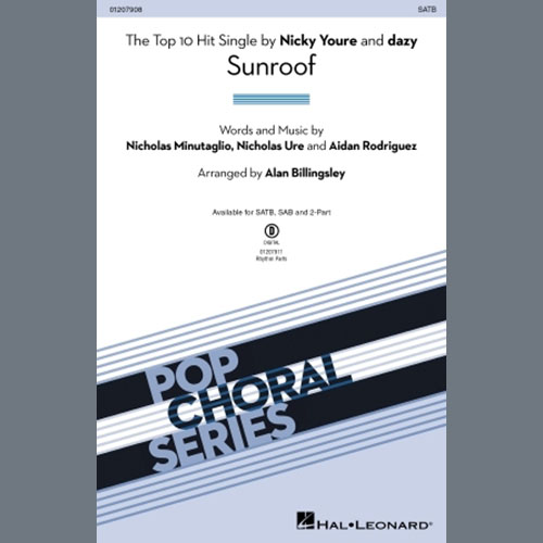 Easily Download Nicky Youre & dazy Printable PDF piano music notes, guitar tabs for SATB Choir. Transpose or transcribe this score in no time - Learn how to play song progression.