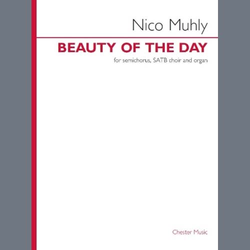 Easily Download Nico Muhly Printable PDF piano music notes, guitar tabs for SATB Choir. Transpose or transcribe this score in no time - Learn how to play song progression.