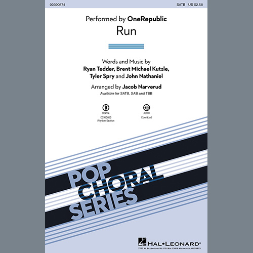 Easily Download OneRepublic Printable PDF piano music notes, guitar tabs for SAB Choir. Transpose or transcribe this score in no time - Learn how to play song progression.