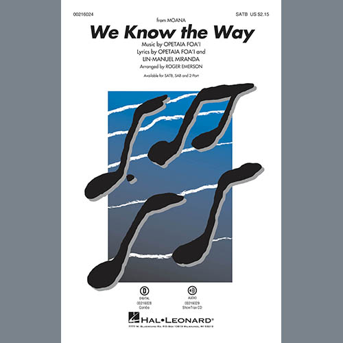 Easily Download Opetaia Foa'i & Lin-Manuel Miranda Printable PDF piano music notes, guitar tabs for 2-Part Choir. Transpose or transcribe this score in no time - Learn how to play song progression.