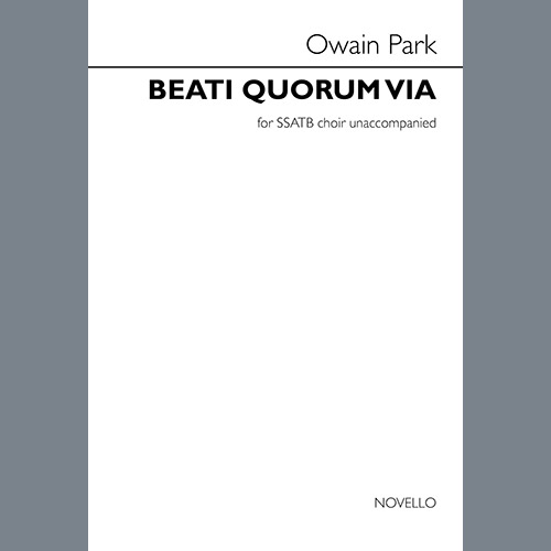 Easily Download Owain Park Printable PDF piano music notes, guitar tabs for SSATB Choir. Transpose or transcribe this score in no time - Learn how to play song progression.