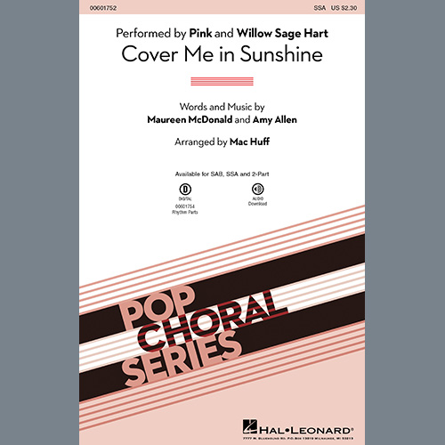 Easily Download P!nk & Willow Sage Hart Printable PDF piano music notes, guitar tabs for SSA Choir. Transpose or transcribe this score in no time - Learn how to play song progression.