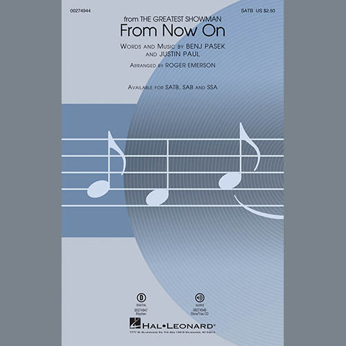 Easily Download Pasek & Paul Printable PDF piano music notes, guitar tabs for SAB Choir. Transpose or transcribe this score in no time - Learn how to play song progression.