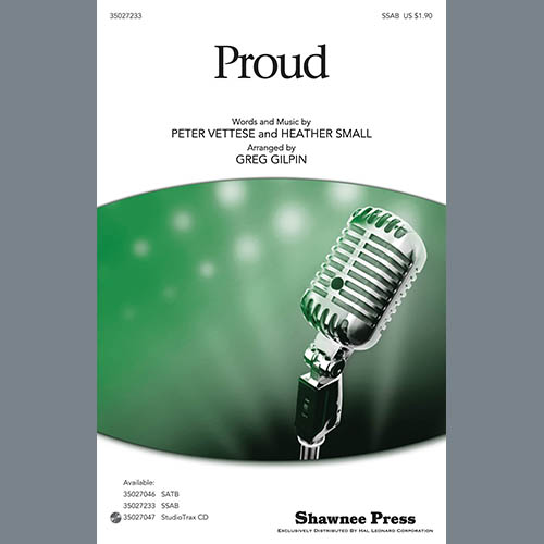 Easily Download Peter Vettese and Heather Small Printable PDF piano music notes, guitar tabs for SSAB Choir. Transpose or transcribe this score in no time - Learn how to play song progression.