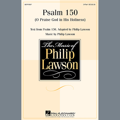 Easily Download Philip Lawson Printable PDF piano music notes, guitar tabs for 2-Part Choir. Transpose or transcribe this score in no time - Learn how to play song progression.