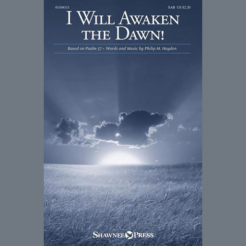 Easily Download Philip M. Hayden Printable PDF piano music notes, guitar tabs for SAB Choir. Transpose or transcribe this score in no time - Learn how to play song progression.