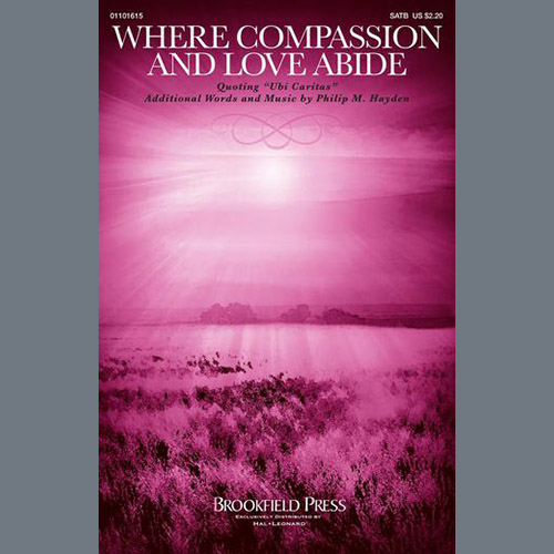 Easily Download Philip M. Hayden Printable PDF piano music notes, guitar tabs for SATB Choir. Transpose or transcribe this score in no time - Learn how to play song progression.