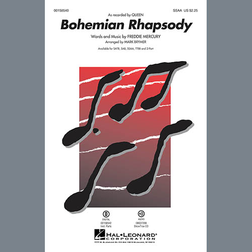 Easily Download Queen Printable PDF piano music notes, guitar tabs for TTBB Choir. Transpose or transcribe this score in no time - Learn how to play song progression.