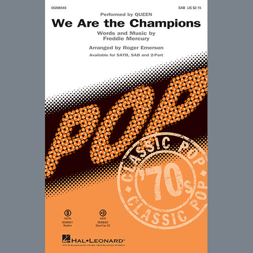 Easily Download Queen Printable PDF piano music notes, guitar tabs for SAB Choir. Transpose or transcribe this score in no time - Learn how to play song progression.