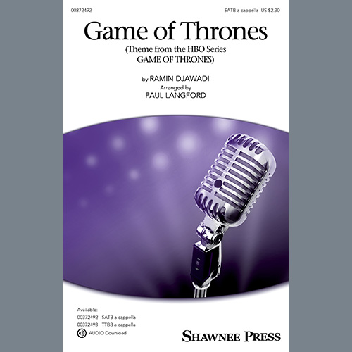 Easily Download Ramin Djawadi Printable PDF piano music notes, guitar tabs for SATB Choir. Transpose or transcribe this score in no time - Learn how to play song progression.