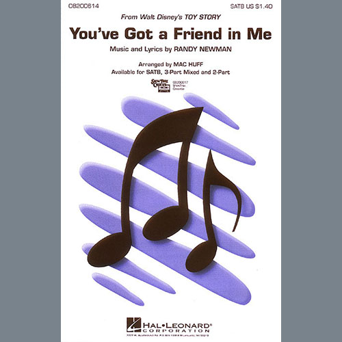 Easily Download Randy Newman Printable PDF piano music notes, guitar tabs for 2-Part Choir. Transpose or transcribe this score in no time - Learn how to play song progression.