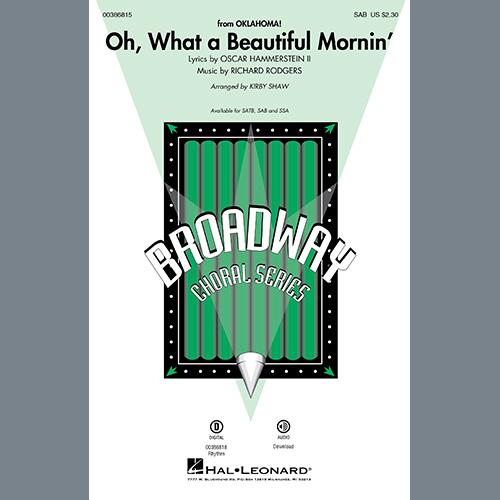 Easily Download Rodgers & Hammerstein Printable PDF piano music notes, guitar tabs for SAB Choir. Transpose or transcribe this score in no time - Learn how to play song progression.