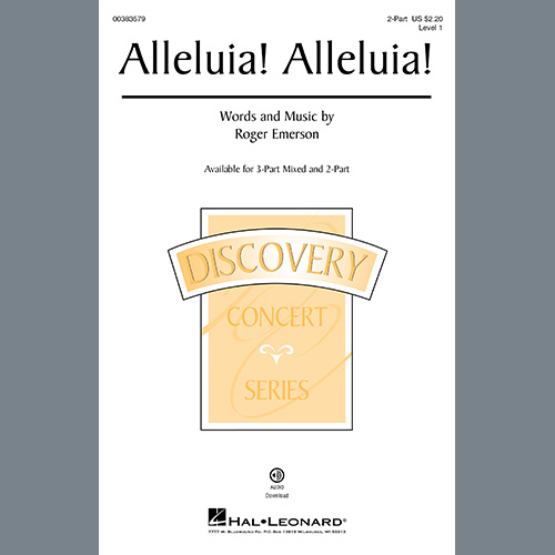 Easily Download Roger Emerson Printable PDF piano music notes, guitar tabs for 2-Part Choir. Transpose or transcribe this score in no time - Learn how to play song progression.