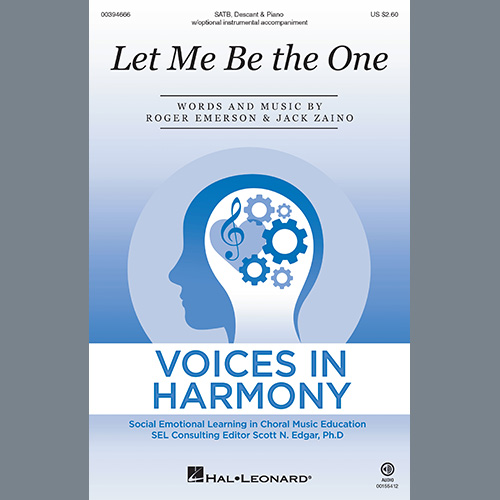 Easily Download Roger Emerson & Jack Zaino Printable PDF piano music notes, guitar tabs for SATB Choir. Transpose or transcribe this score in no time - Learn how to play song progression.