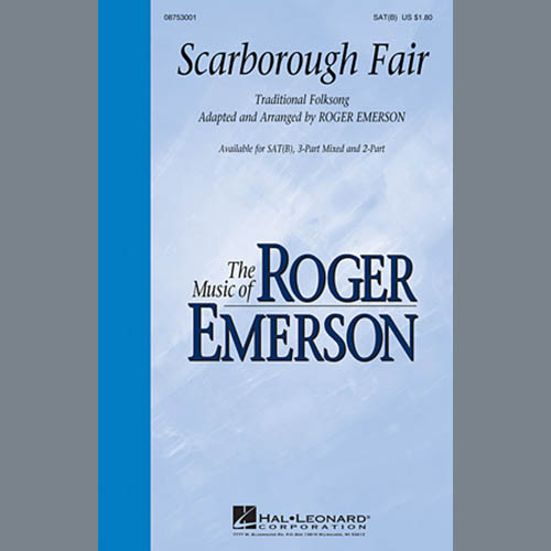 Easily Download Roger Emerson Printable PDF piano music notes, guitar tabs for SATB Choir. Transpose or transcribe this score in no time - Learn how to play song progression.