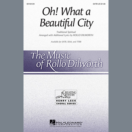 Easily Download Rollo Dilworth Printable PDF piano music notes, guitar tabs for SATB Choir. Transpose or transcribe this score in no time - Learn how to play song progression.
