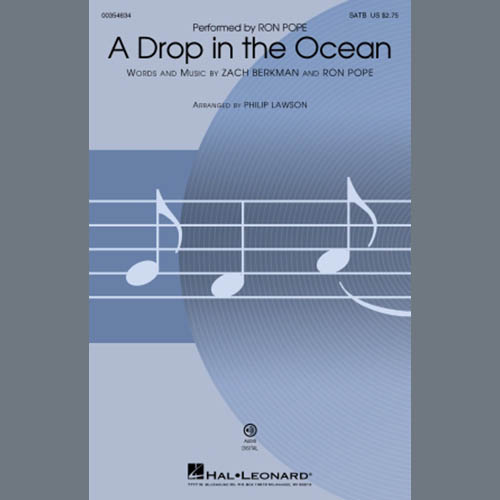 Easily Download Ron Pope Printable PDF piano music notes, guitar tabs for SATB Choir. Transpose or transcribe this score in no time - Learn how to play song progression.