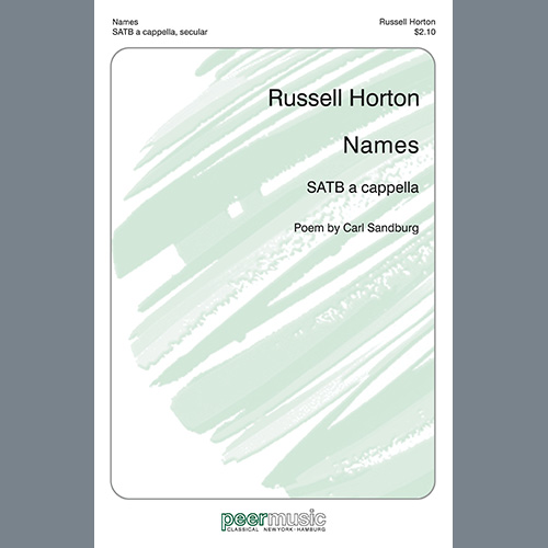 Easily Download Russell Horton Printable PDF piano music notes, guitar tabs for SATB Choir. Transpose or transcribe this score in no time - Learn how to play song progression.