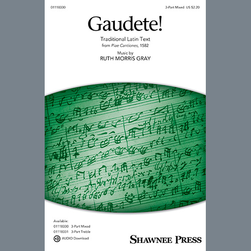 Easily Download Ruth Morris Gray Printable PDF piano music notes, guitar tabs for 3-Part Mixed Choir. Transpose or transcribe this score in no time - Learn how to play song progression.