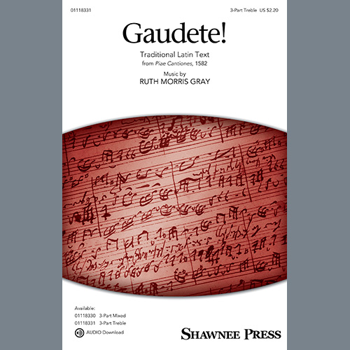 Easily Download Ruth Morris Gray Printable PDF piano music notes, guitar tabs for 3-Part Treble Choir. Transpose or transcribe this score in no time - Learn how to play song progression.