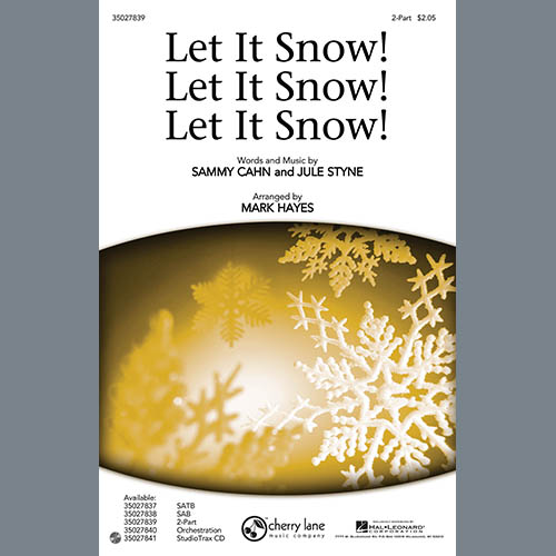 Easily Download Sammy Cahn & Julie Styne Printable PDF piano music notes, guitar tabs for 2-Part Choir. Transpose or transcribe this score in no time - Learn how to play song progression.