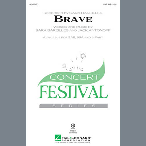Easily Download Sara Bareilles Printable PDF piano music notes, guitar tabs for SAB Choir. Transpose or transcribe this score in no time - Learn how to play song progression.