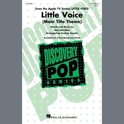 Easily Download Sara Bareilles Printable PDF piano music notes, guitar tabs for 3-Part Mixed Choir. Transpose or transcribe this score in no time - Learn how to play song progression.