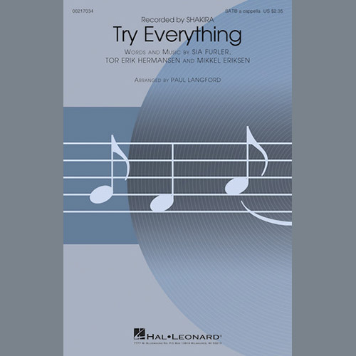 Easily Download Paul Langford Printable PDF piano music notes, guitar tabs for SATB Choir. Transpose or transcribe this score in no time - Learn how to play song progression.