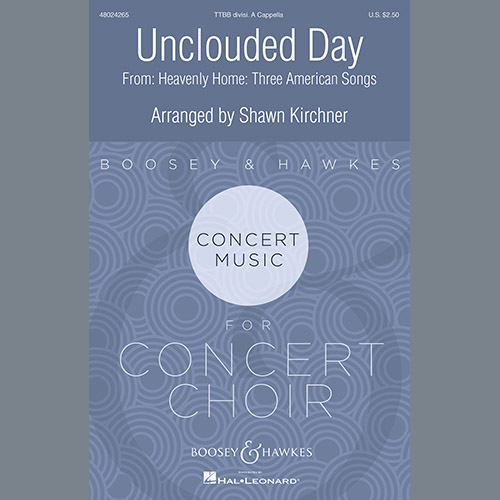 Easily Download Shawn Kirchner Printable PDF piano music notes, guitar tabs for TTBB Choir. Transpose or transcribe this score in no time - Learn how to play song progression.