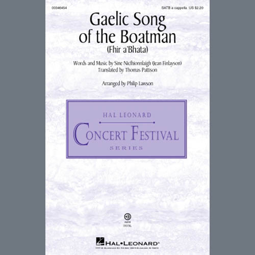 Easily Download Sìne NicFhionnlaigh (Jean Finlayson) Printable PDF piano music notes, guitar tabs for SATB Choir. Transpose or transcribe this score in no time - Learn how to play song progression.