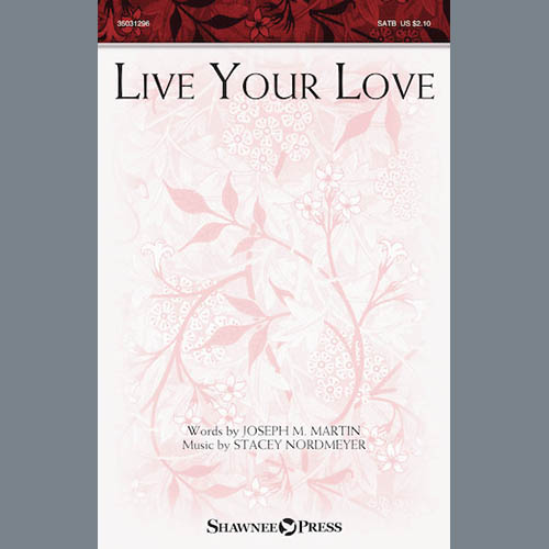 Easily Download Stacey Nordmeyer Printable PDF piano music notes, guitar tabs for SATB Choir. Transpose or transcribe this score in no time - Learn how to play song progression.