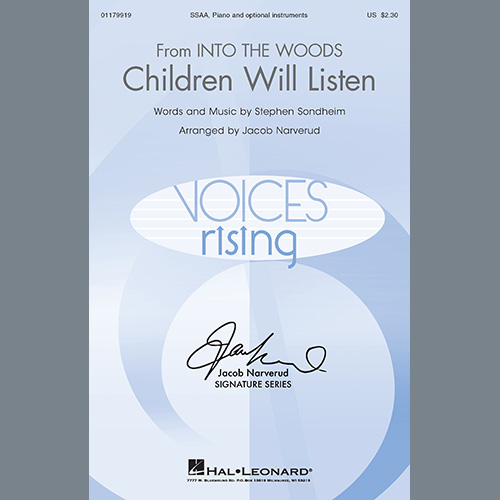 Easily Download Stephen Sondheim Printable PDF piano music notes, guitar tabs for SSAA Choir. Transpose or transcribe this score in no time - Learn how to play song progression.