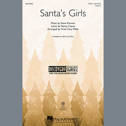 Easily Download Steve Karmen Printable PDF piano music notes, guitar tabs for 2-Part Choir. Transpose or transcribe this score in no time - Learn how to play song progression.