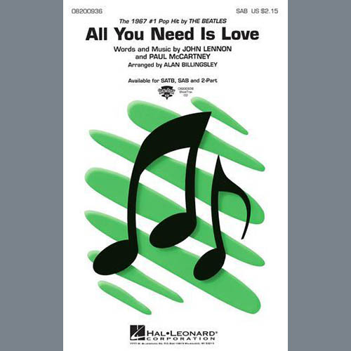 Easily Download The Beatles Printable PDF piano music notes, guitar tabs for SAB Choir. Transpose or transcribe this score in no time - Learn how to play song progression.