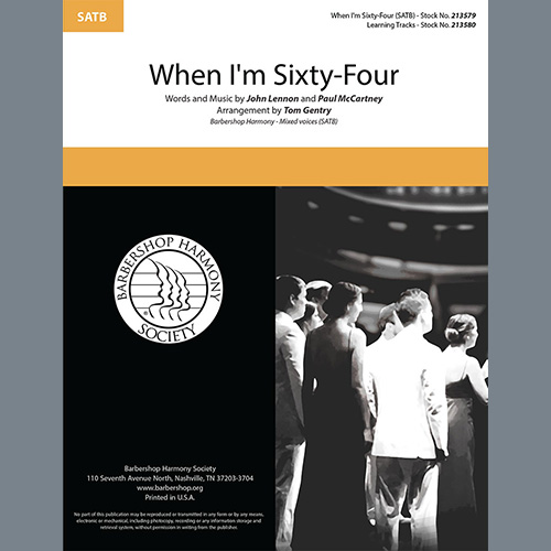 Easily Download The Beatles Printable PDF piano music notes, guitar tabs for SATB Choir. Transpose or transcribe this score in no time - Learn how to play song progression.