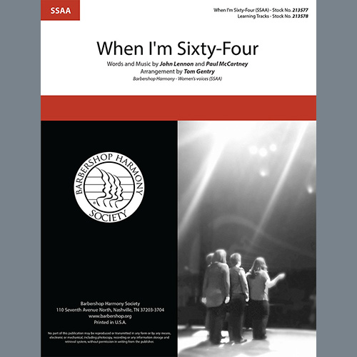 Easily Download The Beatles Printable PDF piano music notes, guitar tabs for SSAA Choir. Transpose or transcribe this score in no time - Learn how to play song progression.