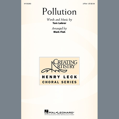 Easily Download Tom Lehrer Printable PDF piano music notes, guitar tabs for 2-Part Choir. Transpose or transcribe this score in no time - Learn how to play song progression.