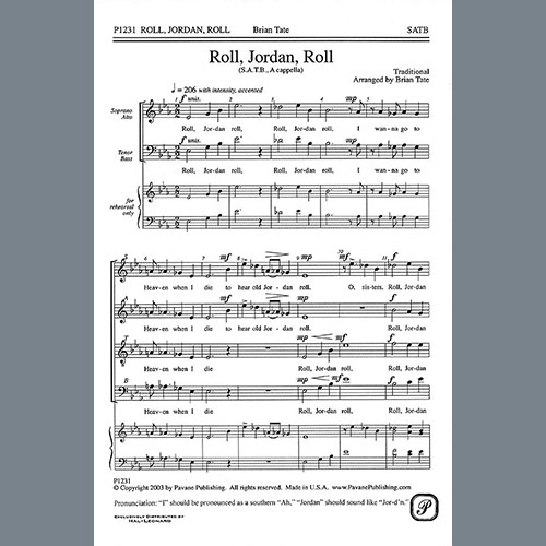 Easily Download Traditional Printable PDF piano music notes, guitar tabs for SATB Choir. Transpose or transcribe this score in no time - Learn how to play song progression.