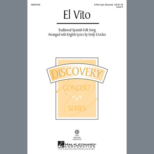 Easily Download Traditional Spanish Folksong Printable PDF piano music notes, guitar tabs for 2-Part Choir. Transpose or transcribe this score in no time - Learn how to play song progression.