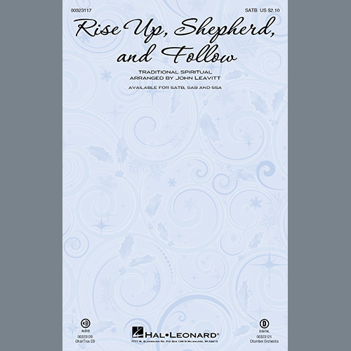 Easily Download Traditional Spiritual Printable PDF piano music notes, guitar tabs for SATB Choir. Transpose or transcribe this score in no time - Learn how to play song progression.