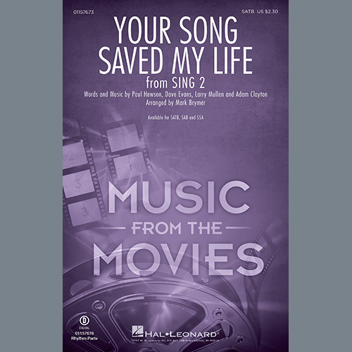 Easily Download U2 Printable PDF piano music notes, guitar tabs for SATB Choir. Transpose or transcribe this score in no time - Learn how to play song progression.