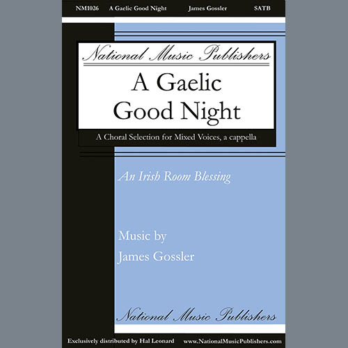 Easily Download James Gossler Printable PDF piano music notes, guitar tabs for SATB Choir. Transpose or transcribe this score in no time - Learn how to play song progression.